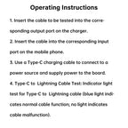 T5 USB Cable Tester Board Multi-Function Interface Cable Testing Module Rapid Detection For Lightning Type-C Micro USB