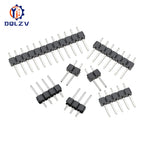 2.54mm Pitch Pin Header Single Row Male Breakaway PCB Board Connector Straight Pin Pinheader Plug 1*2P~40Pin