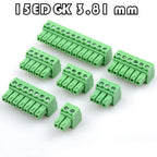 10Pcs 15EDG 3.81MM KF2EDG 3.81 PCB Screw Terminal Block Connector PLUG PIN HEADER SOCKET 2/3/4/5/6/7/8/9/10/11/12/13/14/15/16P