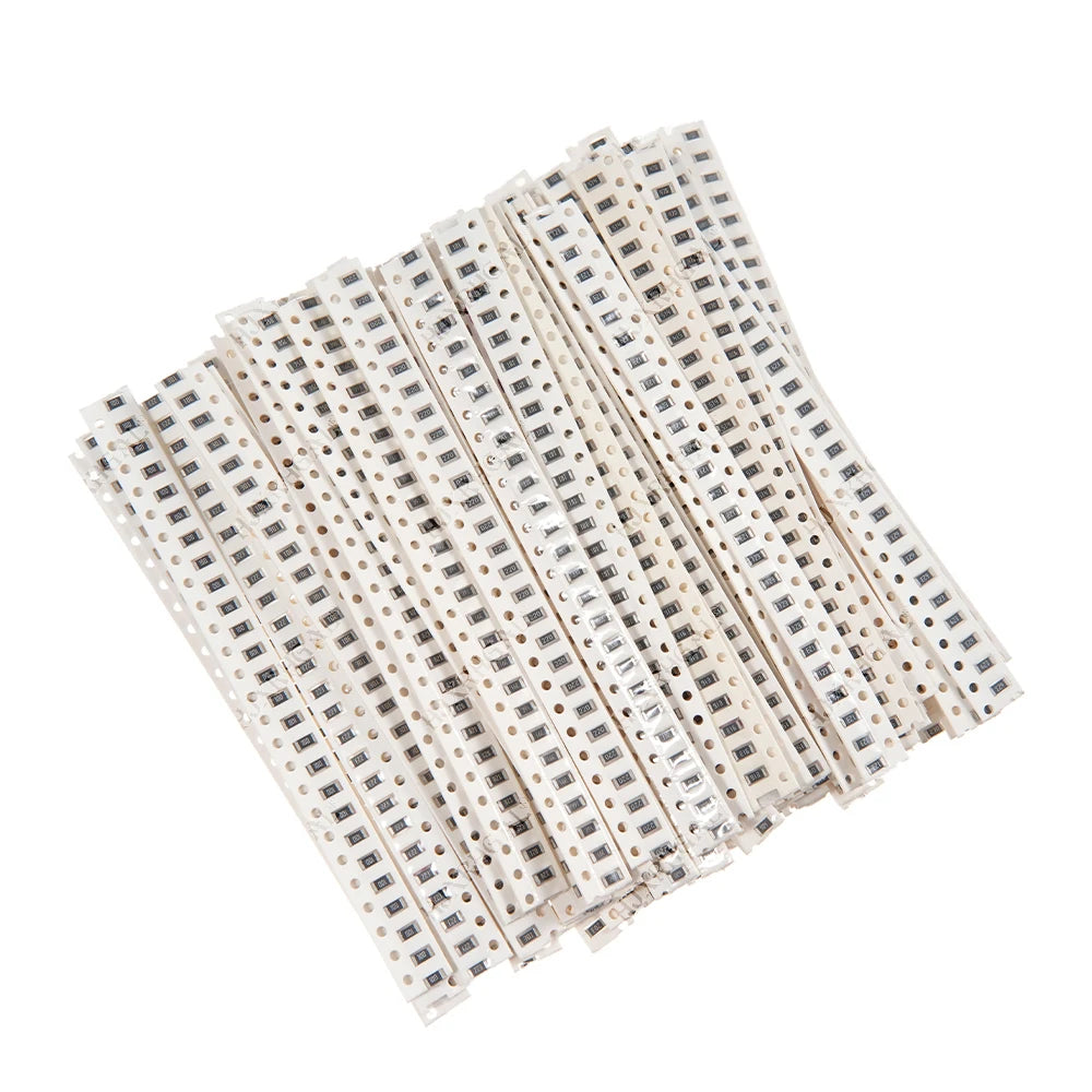 2000PCS 10 ohm-910K ohm 1206 SMD Resistor Kit Assorted set 5% 80values*25PCS SMD Resistors 10K 470/100/680 ohm resistance pack