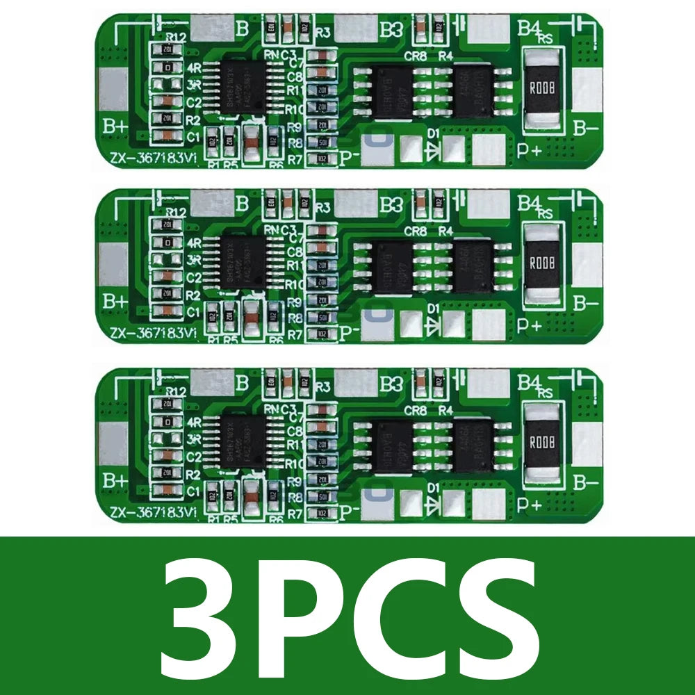 1~5PCS Over Protection! 4S 4A-5A 18650 Li-ion Lithium Battery Protection Board 4 Pack PCB BMS 4.25-4.35V To 2.3-3.0V