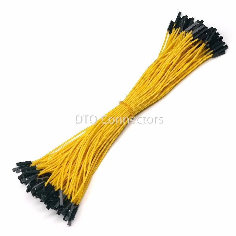 20PCS 1Pin Dupont Jumper Wire Line  2.54mm Male Female Electronic Cable For Arduino DIY Red Yellow Green Yellow Blue Black