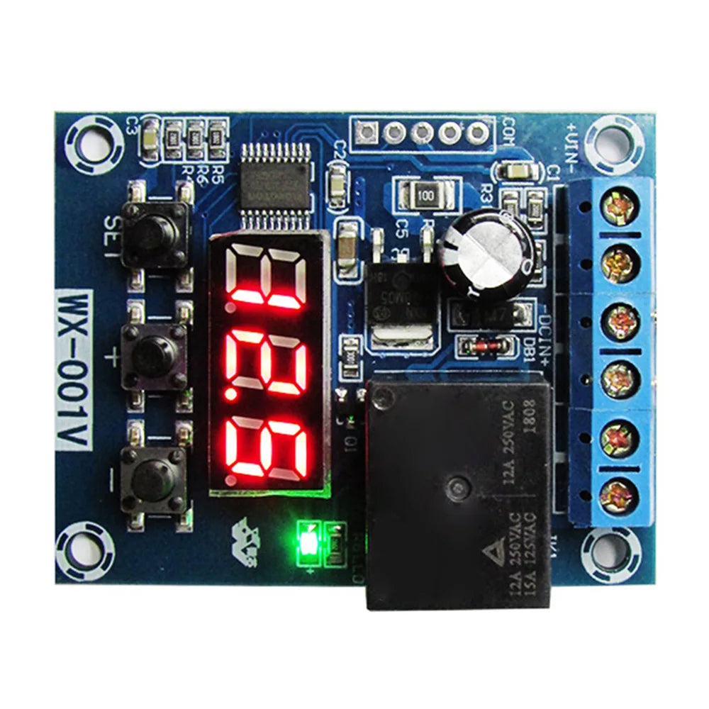 Voltage Relay Module Upper Lower Limit Detection Control Switch Off ON Over Voltage Protection Battery Charge Discharge Timing