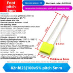 10PCS 100V Correction Capacitor Polypropylene Safety Plastic Film 100V 1nF ~ 470nF 100nf 220nf 10nf 47nf 22nf 1nf 0.47uf 0.1uf