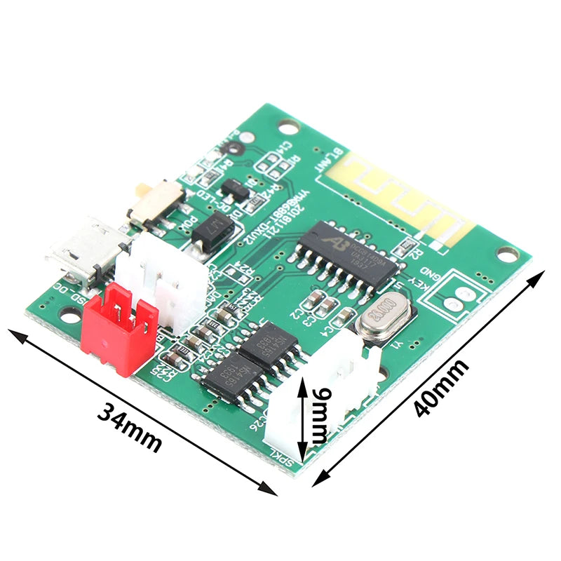 [NC]Bluetooth 5.0 Lifier Board Mini 5W*2 Stereo Power Decoder Audio Module[NC]