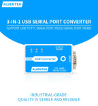 ALIENTEK USB to Serial Port Converter  3 in 1 USB to RS232 to RS485 to TTL to 232 485 TTL Communication Module Serial Cable