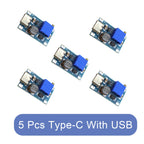 SX1308 MT3608 Boost Converter Step Up Module 2-24V to 2-28V 2A Adjustable High Efficiency for DIY
