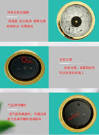 Temperature humidity pressure three-in-one copper marine liquid-free barometer elegant pressure gauge