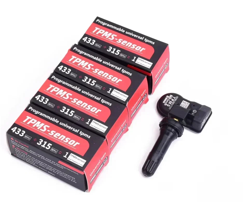 4pcs/set TPMS Sensors 2 in 1 433MHz+315MHz Support Programing with TS501 TS508 TS601 TS608 ITS600E MK808TS MK808S-TS MP808TS