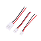 30PCS Small Mini MX1.25mm SH1.0mm ZH1.5mm PH2.0mm XH 2.54mm VH3.69mm 2Pin Male Female Plug Jack Connector Cable Wire Length10CM