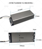 SVMC72200 APT Protocol Sabvoton Controller BLDC with Hall Sensor