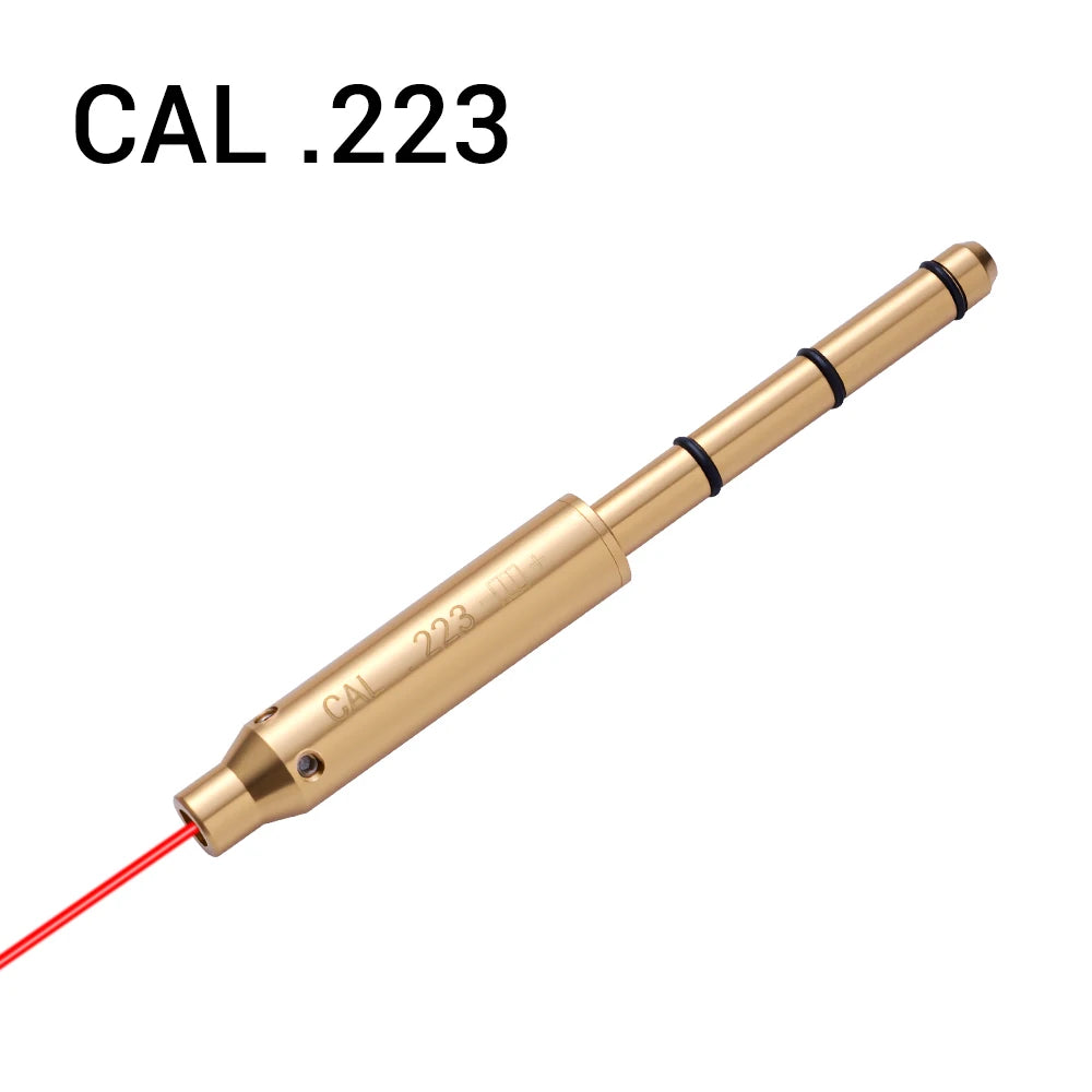 Laser Bore Sighter .22LR .177 .223Rem 9mm/.38spl 300WIN .30-06 8X57JS Barrel for Pistol Rifle Airsoft Cartridge Collimator