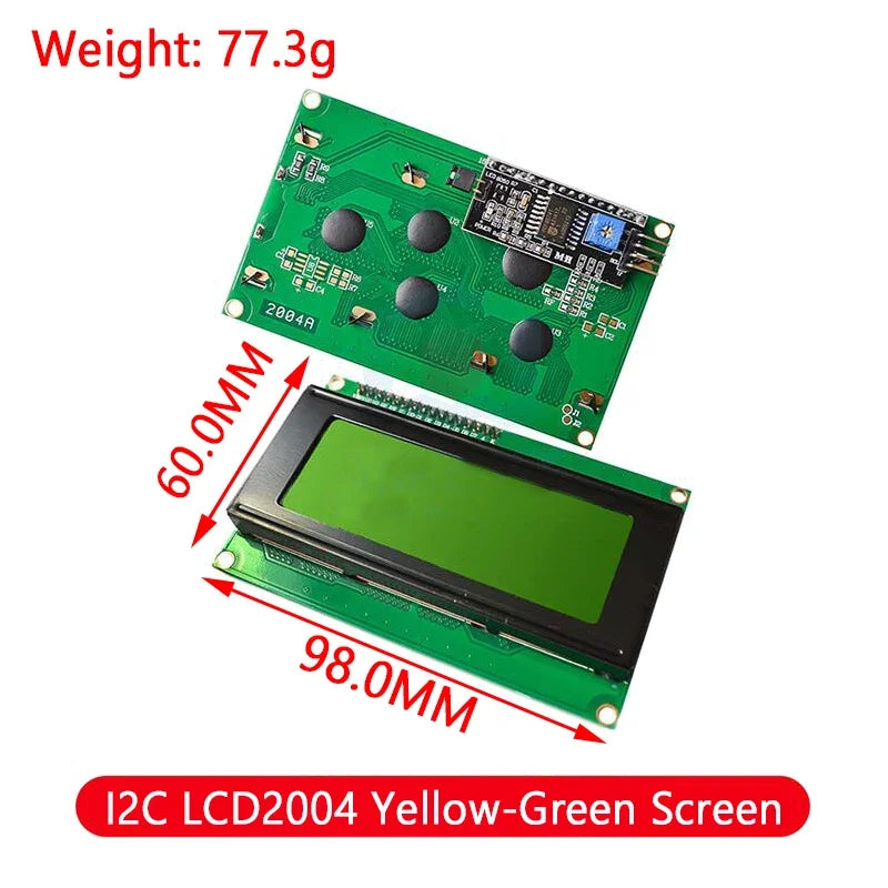 Module Blue Green Screen For Arduino 0802 1602 2004 12864 LCD Character UNO R3 Mega2560 Display PCF8574T IIC I2C Interface
