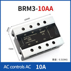 3 Phase 10A 60A 80A 100A 150 200A Three Phase SSR 80-250VAC Control 24-480V Solid State Relay  AC-AC
