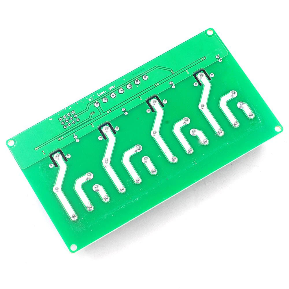 4 8 channel relay module 30A with optocoupler isolation 5V 12V 24V supports high and low PLC Automation for Smart Homes