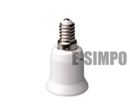 2PCS E14 To E26 E27 Adapter Conversion Socket Fireproof Plastic Converter High Quality Material Socket Bulb Adapter Lamp Holder