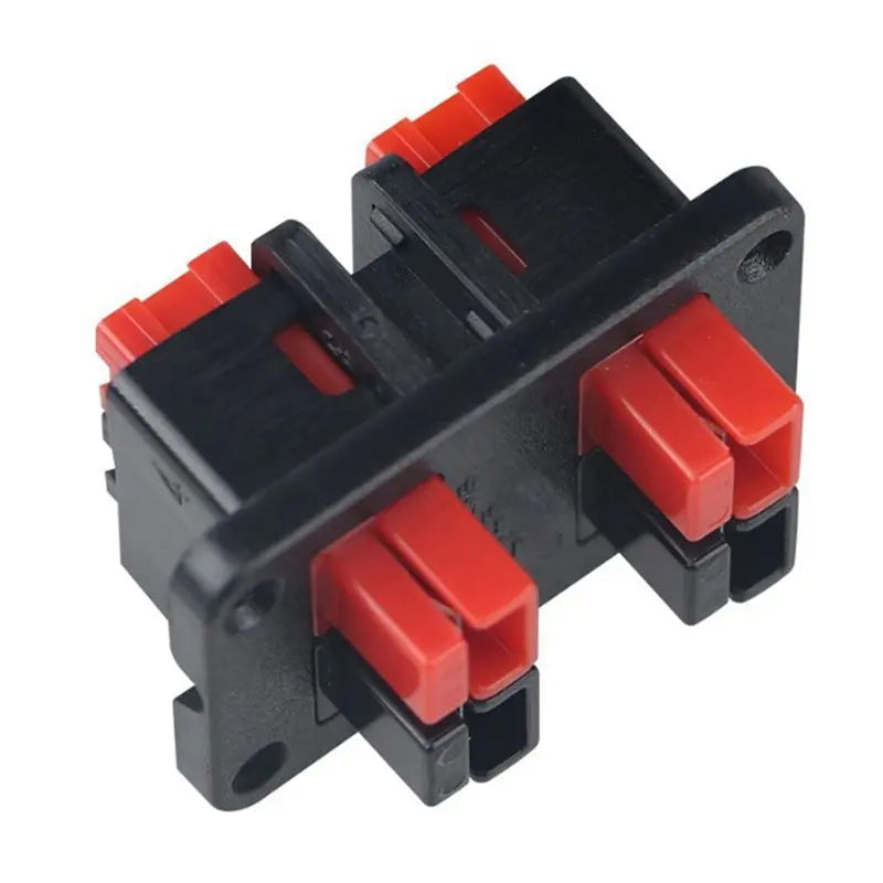 LA-4Pcs 45A 600V Power Plug Cable Connectors For Anderson Plug Connector Fixed Mounting Bracket Panel Power Plug Connector