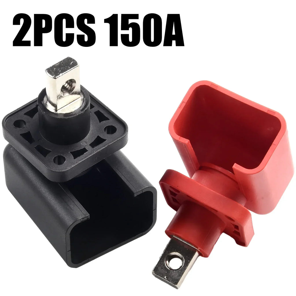 2Pcs 120A 150A 200A All-Copper Lithium Battery Terminal Connector Energy Storage Terminal Battery Connector Adapter High Current