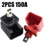 2Pcs 120A 150A 200A All-Copper Lithium Battery Terminal Connector Energy Storage Terminal Battery Connector Adapter High Current