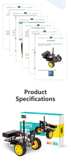 ESP32 Smart Robot Car Kit  Remote Control Car for Arduino Programming Project STEM Education Science Coding Kit