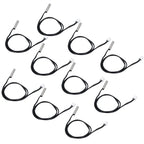 10Pcs Temperature Sensor Probe NTC Thermistor Temp Transducer 5x25mm Cylindrical Head 500mm10K B3435