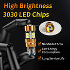 2/6/10PCS LED Signal Light Bulb Package 3030 12V 24V DC Orange Amber 158 175 Position 2821 Parking 2827 2525 T10 Car Truck Bulbs