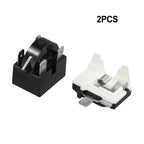 Starting Relay Refrigerator PTC Starter Relay Replacement 1/2/3/4Pins 12ohm Compressor Overload Protector