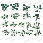 180PCS=18value*10PCS Polyester film capacitor Assorted Kit contains 2A104J 2A332J 2A472J 2A103J 2A333J 2A473J 2A563J 2A223J