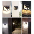 100 LED Wall Lights Outdoor Solar Lamp PIR Motion Sensor Solar Powered Sunlight Street Light for Garden Decoration