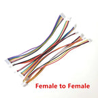 Mini JST SH 1.0mm Pitch 2 3 4 5 6 7 8 Pin Female Socket Terminal Plug Wire Connector SH 1mm 10CM 28AWG Electronic Wires Cable