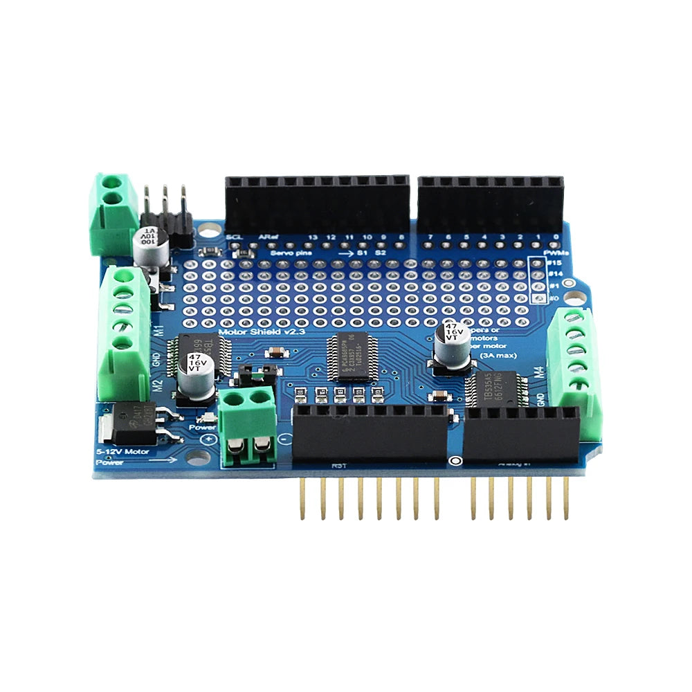 Motor Drive Expansion Board Shield V2 DC Stepper Motor Drive Module TB6612FNG I2C for Mega R3 Arduino Robot
