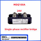 100A MDQ100A-12V 24V 36V 48V 60V 220V 600V 800V  1000V 1200V 1600V MDQ100A single-phase rectifier bridge AC-DC module 100Amp 160