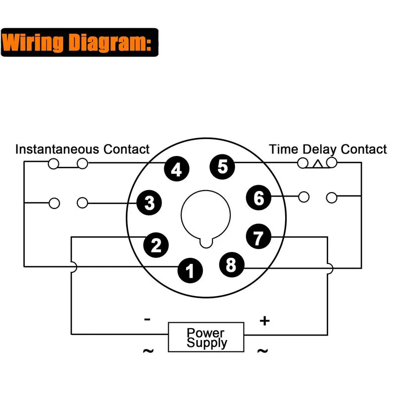 AH3-3 Power on Delay Timer Time Switch Delay Timer Relay With 8pin Socket 12 24V 110V 220V 380V Adjustable time 1~60S 3~60M