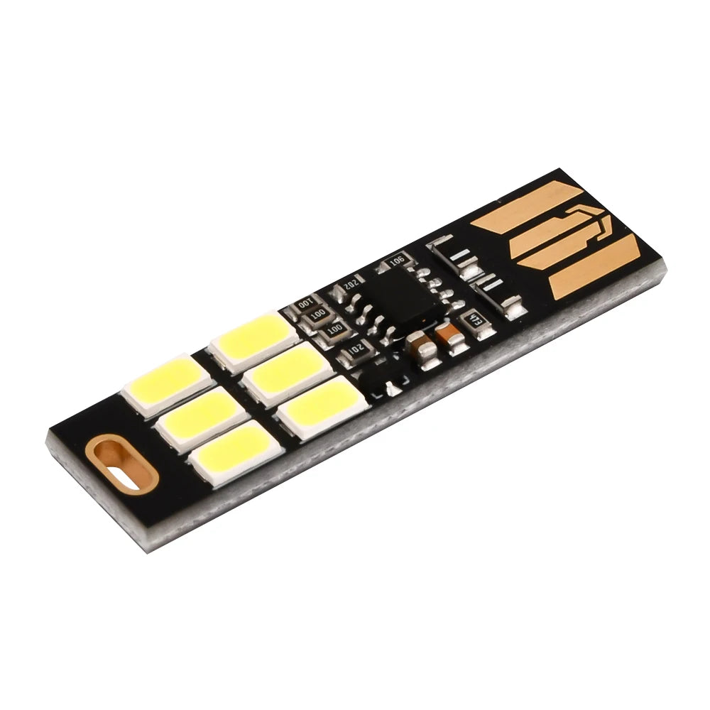 10/5/1PCS Mini 5730 USB Night Light 6 LED Light 5V Touch Sensor Dimmable for Power Bank Computer Laptop Book Reading Table Lamp