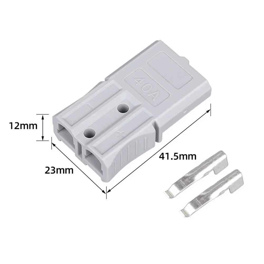 Wire & Cable Connectors 40A FOR Anderson 40A AC 600V AC Outlet Easy To Connect Insulation Protection