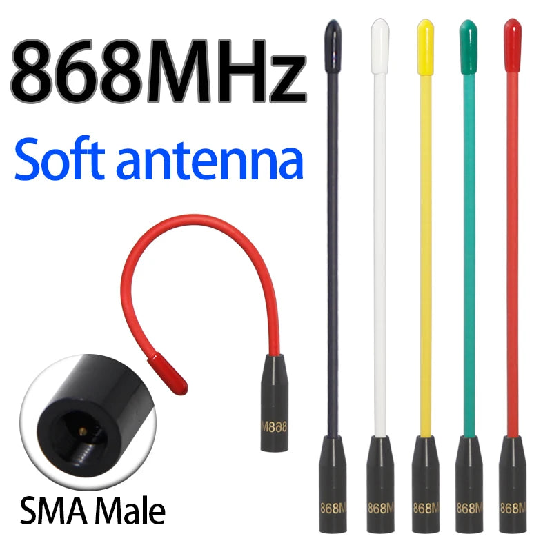 LoRa 868MHz Meshtastic Antenna 863-870MHz 869MHz SMA Connector for ESP32 Board Lora32u4 II Internet WiFi Antena Low VSWR