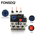 JR28 25A Thermal Overload Relay LR2-13D Adjustable Thermal Relay Electrical Relay Temperature Overload Thermal Protector