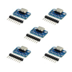 USB TYPE-C conversion board 2.54MM CC1 CC2 5.1K pull-down resistor connection