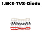 1.5KE Series TVS Diode 1.5KE15A‑36CA Unidirectional Bidirectional Transient Voltage Suppressor DO‑201AD Surge Protection Diode