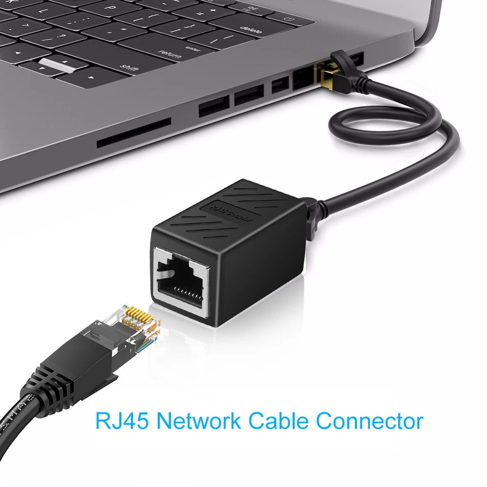 20/10/5Pcs RJ45 Coupler RJ45 Ethernet Connector Cat6 6A Cat5 5e Adapter Gigabit Network Extender Female to Female Adapter For PC