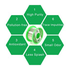 Lead-free Solder Wire SN99.3 Cu0.7 Environmental Protection Tin Wire Flux Reel Welding Line Soldering Wire Roll High Purity