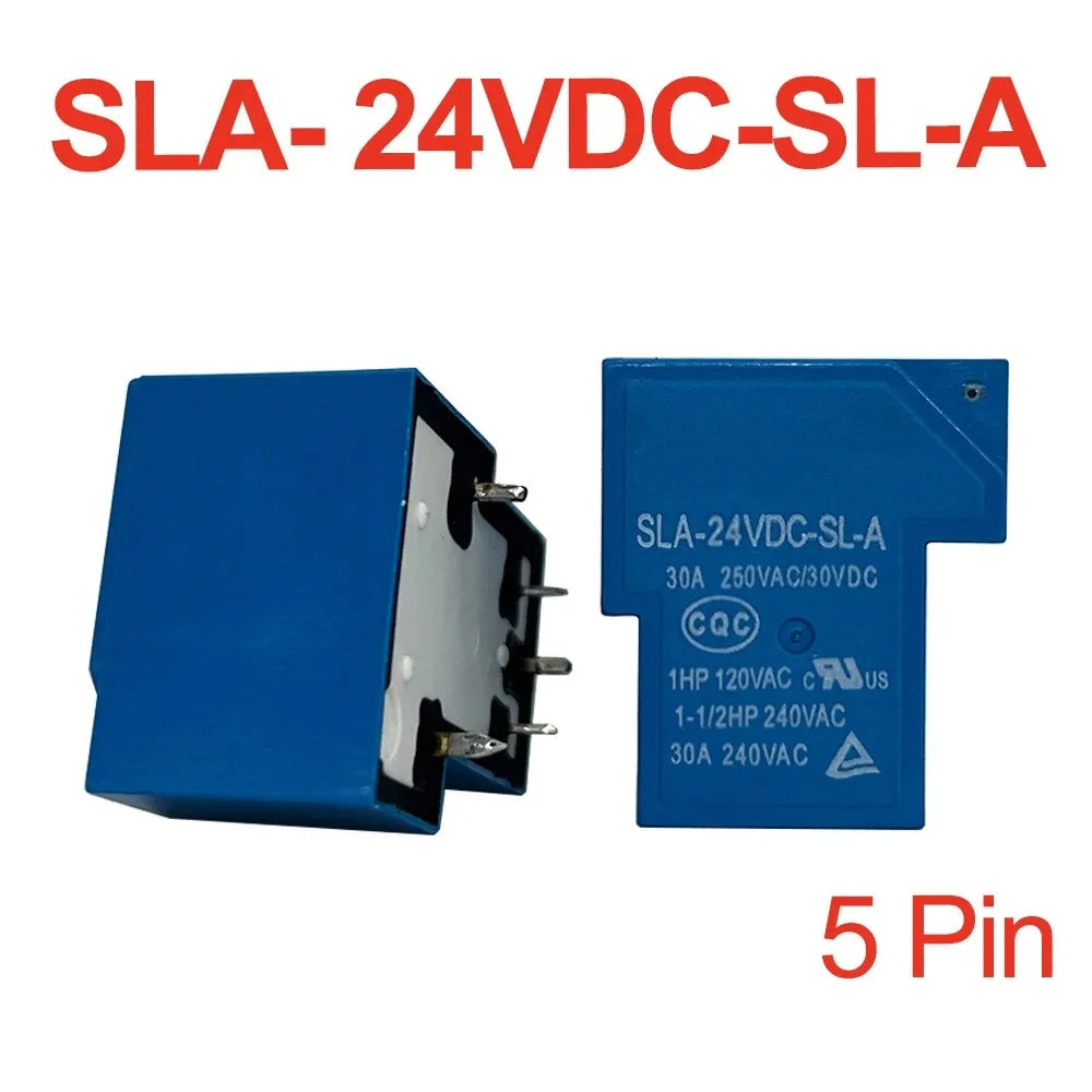 5 PCS Power Relay SLA Series SLA-05V 09V 12V 24V 48VDC-SL-A -C 4 Pin 5 Pin 6 Pin 30A T90 for Electronic Components Market