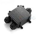 IP68 Y-Shape Underwater Waterproof  3Way 1IN2OUT 4-14mm Power Cord External LED Outdoor Light Lamp Wire Junction Box Connector