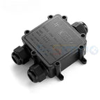 IP68 Y-Shape Underwater Waterproof  3Way 1IN2OUT 4-14mm Power Cord External LED Outdoor Light Lamp Wire Junction Box Connector
