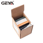 10PCS GEYA Din Rail Slim Relay Module HF-41F Integrated PCB Mount Power Relay With Relay Holder 12V 24V 48V 110V 230V 6.2mm