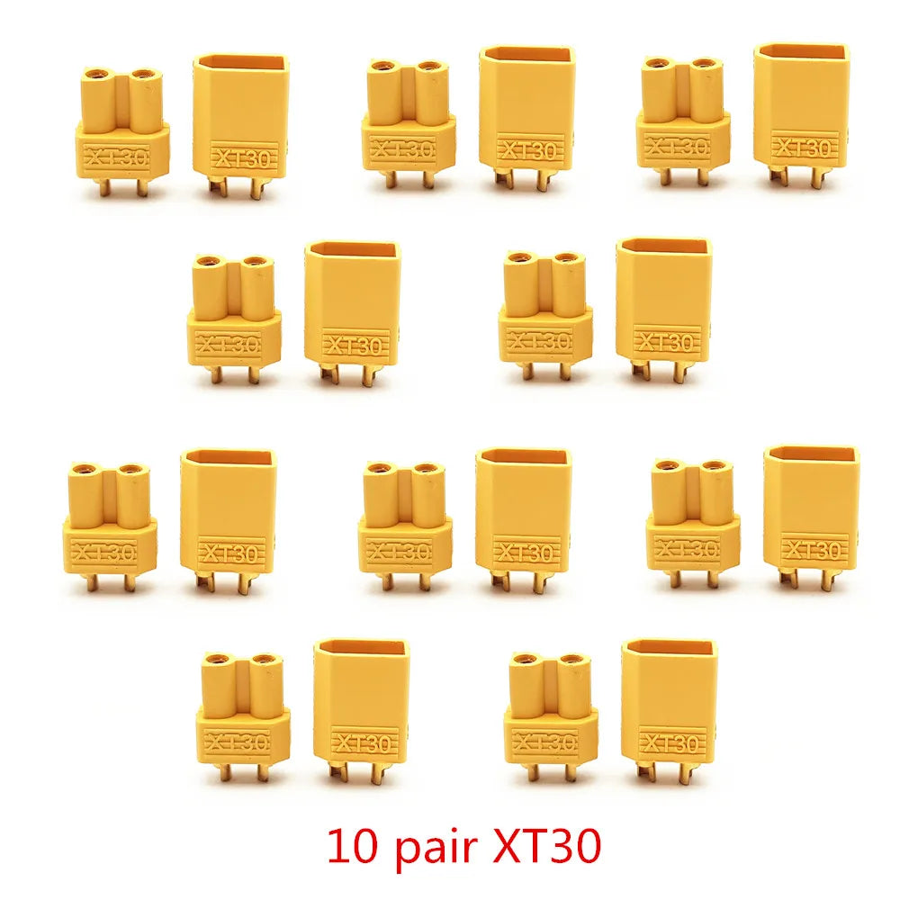 XT30 XT60 XT60H XT90 EC2 EC3 EC5 EC8 T Plug 3.5mm Banana XT60 connector kit set male female cable battery Plug for RC Parts