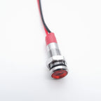 5pcs 6mm Metal Indicator Light LED Warning Signal Lamp Pilot With Wire 3V 5V 6V 12V 24V 220V Red Orange Blue Green White