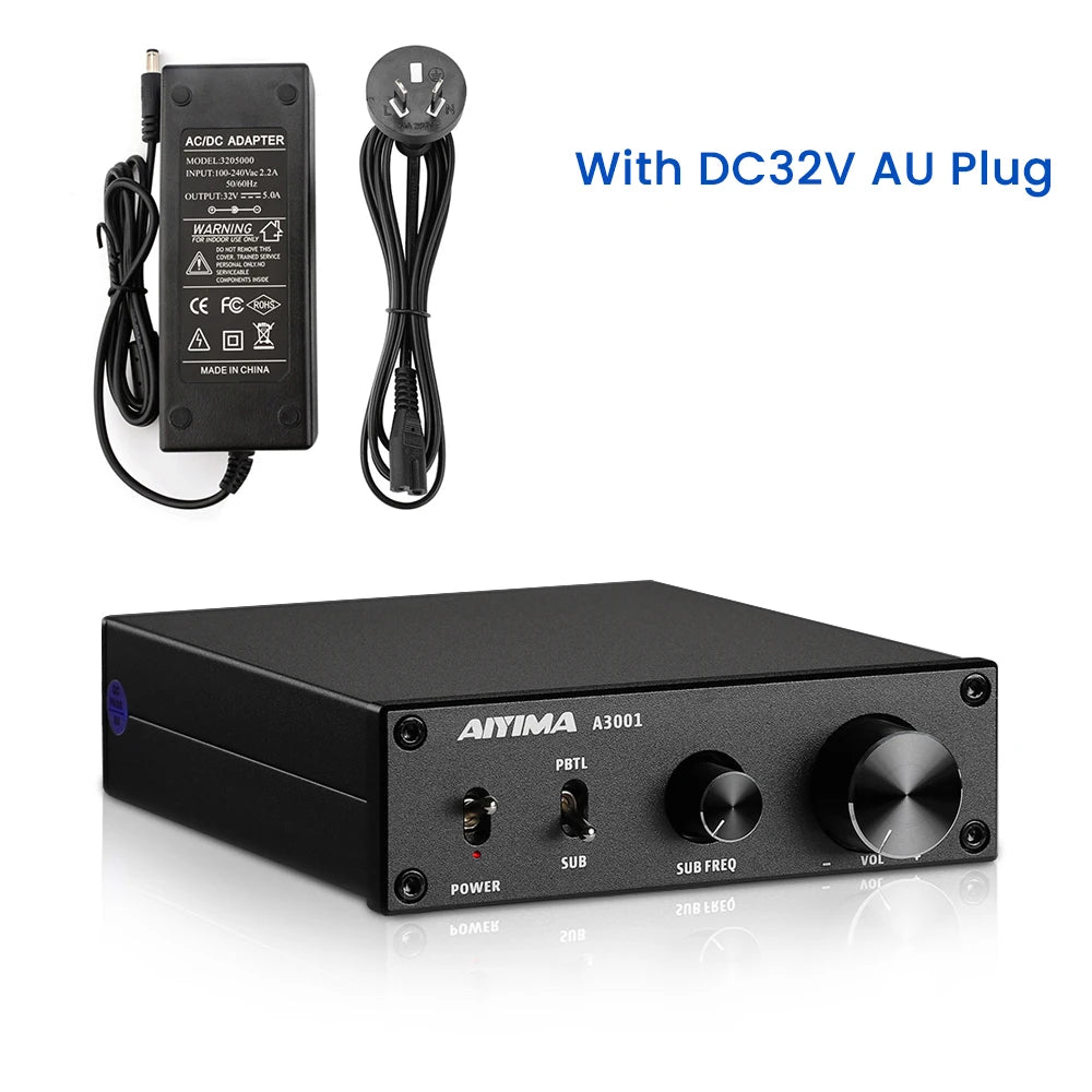 AIYIMA Audio A3001 TPA3255 Subwoofer Amplifier 300W HIFI Speaker Amplifier Mono Sound Power Amplificador Class D Home Audio Amp