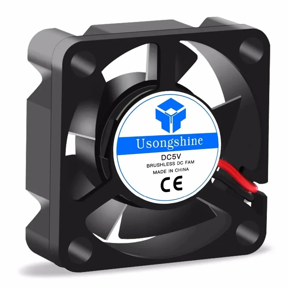 5010/4020/4010/3010 5V/12V/24V Cooling Turbo Fan Brushless 2Pin For 3D Printer Extruder DC Cooler Blower Part Plastic Fans