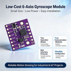 6-axis IMU module BMI323 ICM-45686 6DOF accelerometer gyroscope and motion sensor BMI323 / ICM-45686 optional.